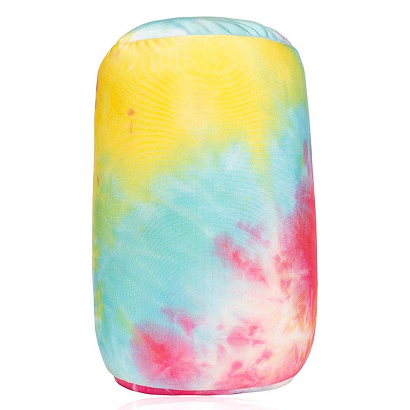 Focustree Neck Roll Pillow Tube Microbead Pillows Body Sopport Microbead Bolster 7 and 12Inches Travel Pillows for Chair Sleeping Car Seat Emotional Colorful Dormroom Accessory(Tie Dyeing) - Image 2